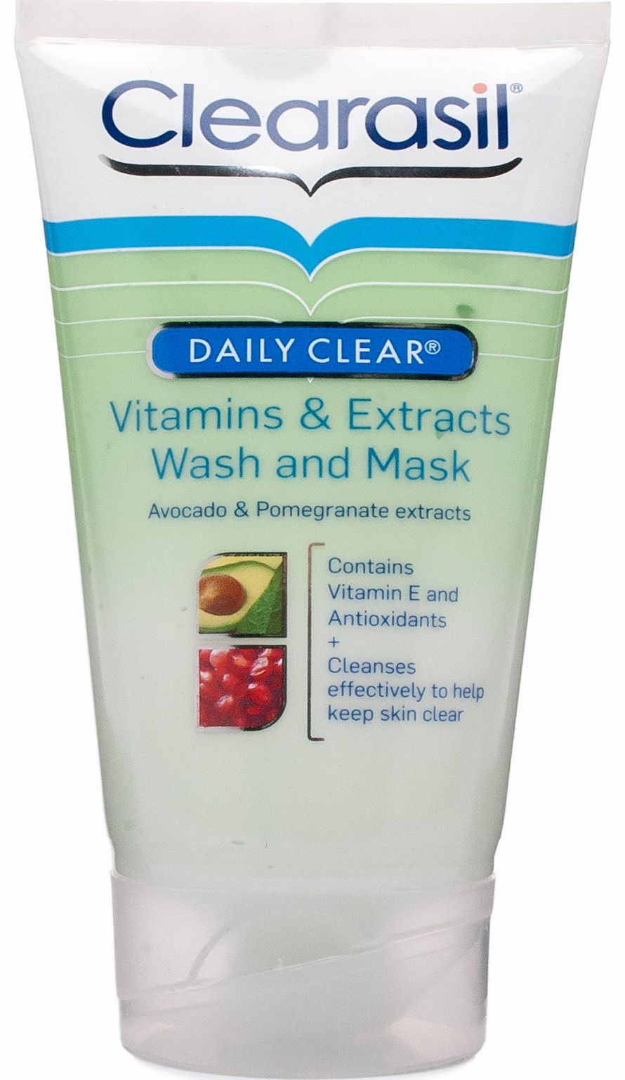 Vitamins & Extracts Wash & Mask