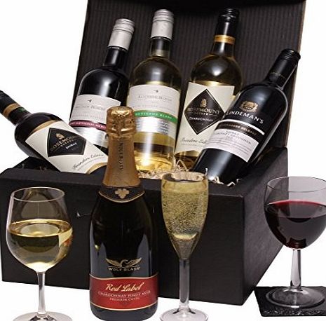 Clearwater Hampers Australian Wine Hamper - Mixed Six Bottle Selection