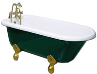 Clearwater Victorian Bath Standard White