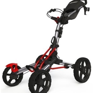 Clicgear Model 8.0 Golf Trolley Silver/Red