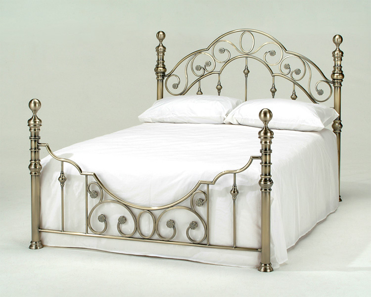 Cloud 9 Florence Antique Brass Bedstead, Double,