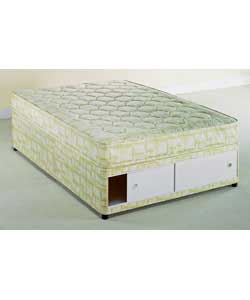 Nine Riga Double Divan Medium Firm Mattress End Slide