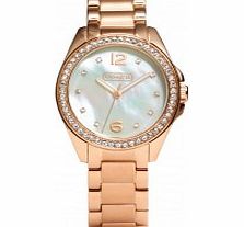 Coach Ladies Tristen Rose Gold Plated Watch