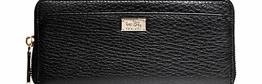 Coach Madison Accoridan Leather Zip Wallet