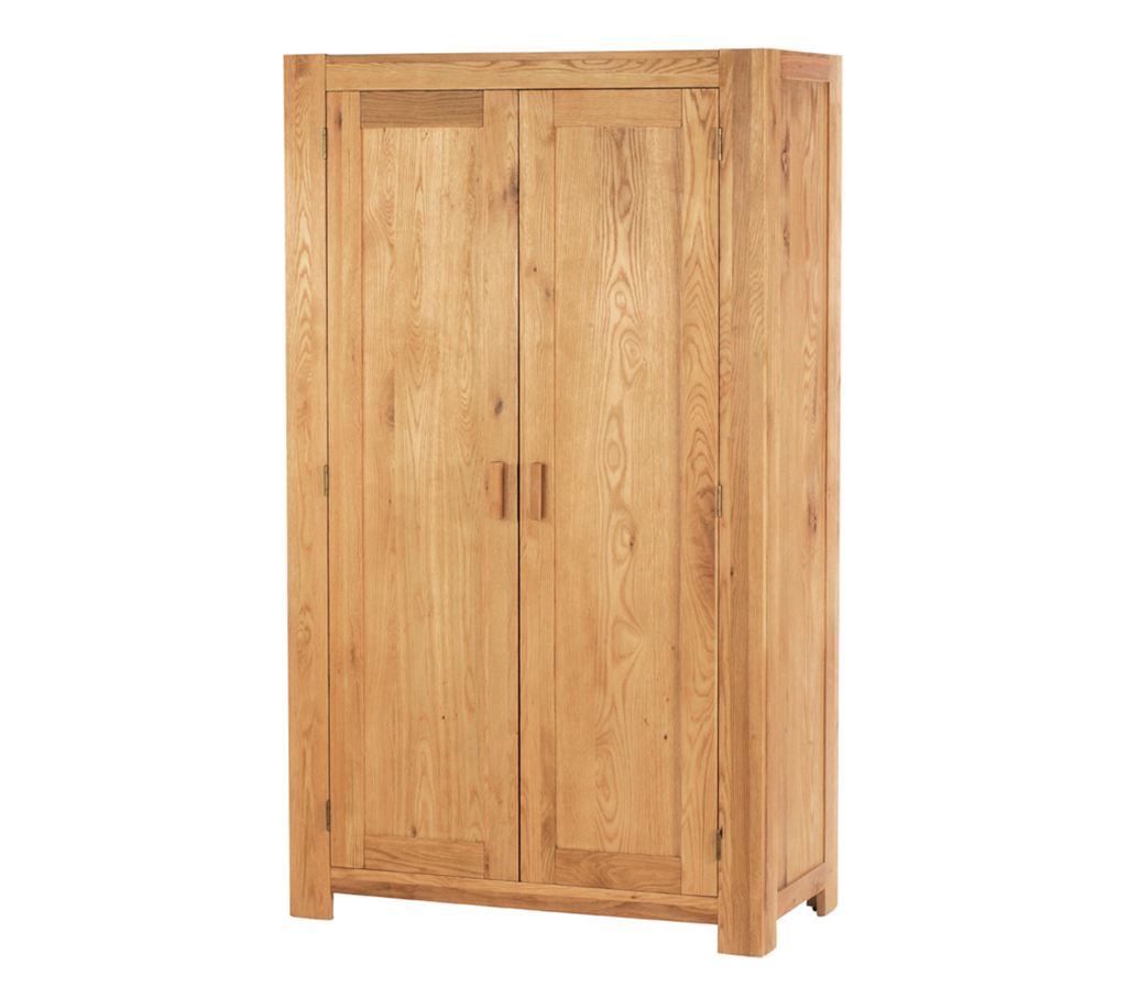 2 Coast chunky oak 2 door wardrobe