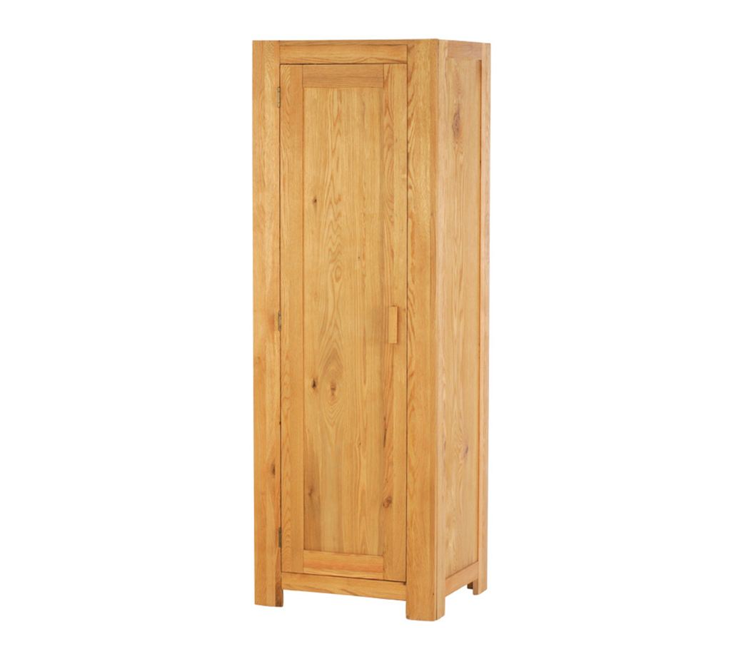 2 Coast chunky oak single wardrobe