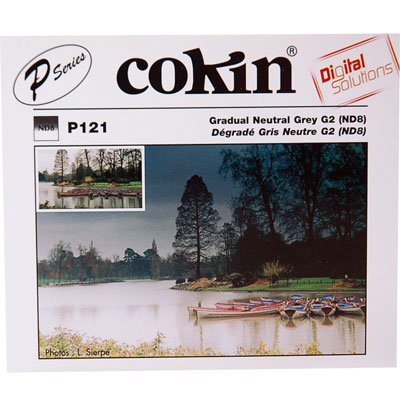 cokin P121 Gradual Grey G2 (ND8) Filter