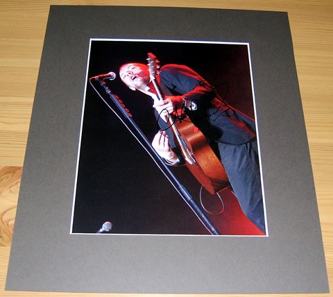 - CHRIS MARTIN - SIGNED & MOUNTED PHOTO