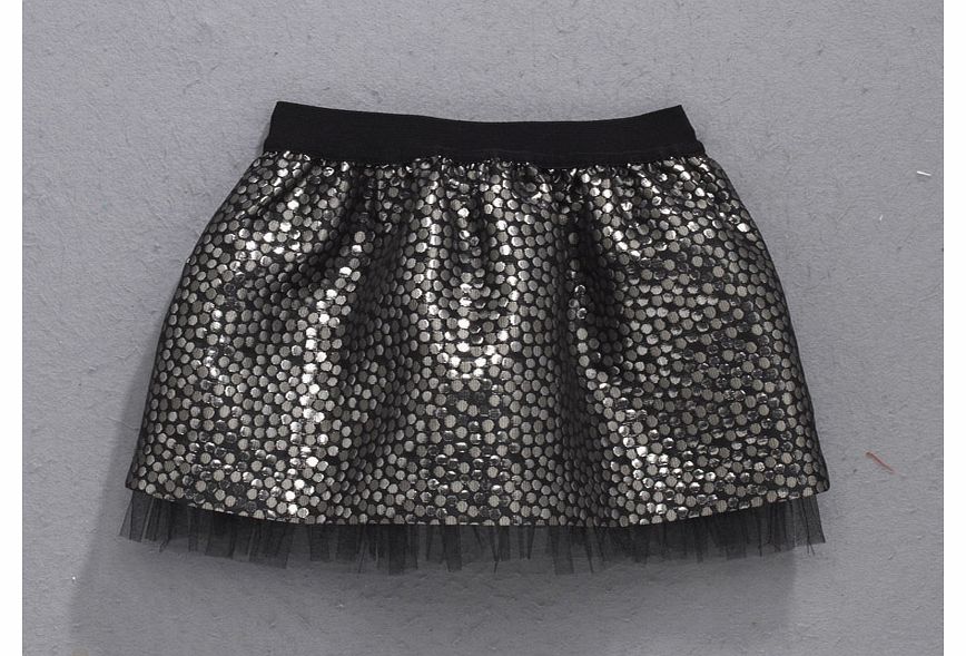 Cool Candy By Coleen Girls Metallic Spot Netted