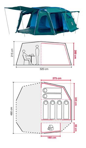 COLEMAN Savannah 6 Tent