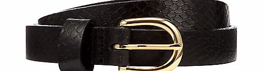 COLLECTION by John Lewis Skinny Snake Print Belt