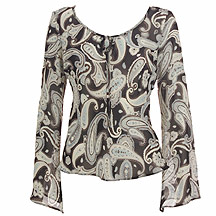 Collection Debenhams Blue paisley printed tunic