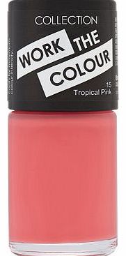 Collection Work The Colour Nail Polish Blue
