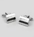 Onyx Stripe Cufflinks