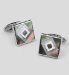 Paua Sqaure Cufflinks