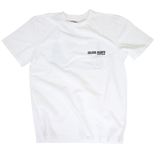 Mens Colonel Kilgore Halfpipe Organic Tee White