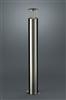 Tall Pedestal Light: - Stainless Steel