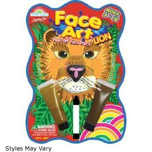 Face Art Kitty Lion Tiger