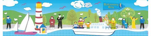 Coloroll Balamory Bay Wallpaper Border