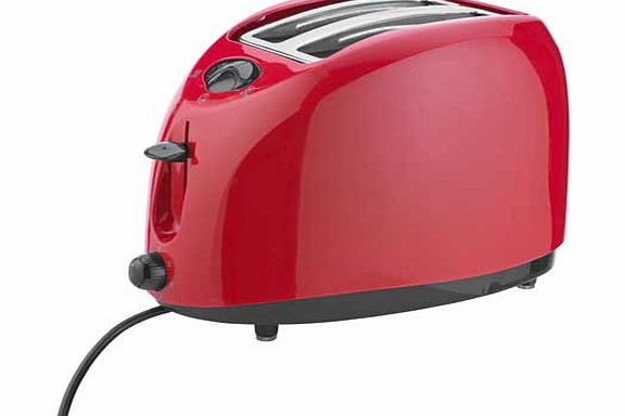 ColourMatch 2 Slice Toaster - Poppy Red