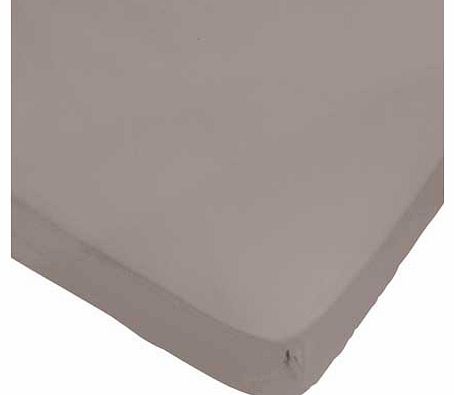 ColourMatch Cafe Mocha Fitted Sheet - Single