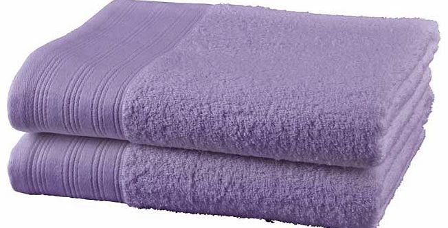 Pair of Bath Towels - Sugar Plum