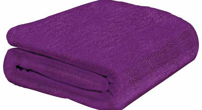 ColourMatch Supersoft Throw - 170x130cm - Purple