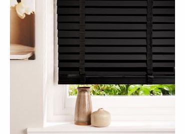 Black Venetian Blind (W)600mm (L)1.8m