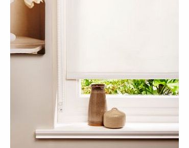 White Roller Blind (L)1.6m (W)600mm