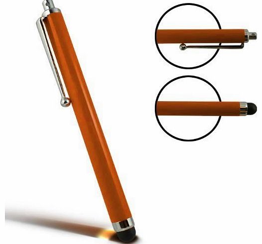 Colt ? HQ Stylus Pen with Headphone Clip - for Apple iPhone 3G, iPhone 3GS, iPhone 4, iPhone 4S, iPhone 5, iPad 1, iPad 2, iPad 3, iPad 4, iPad Mini, Nokia Smartphones, Samsung Galaxy, HTC, Google, Bla