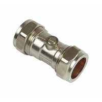 Full Bore Isolating Valve Chrome 22mm