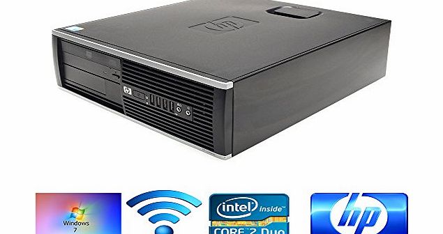 Compaq WIFI Enabled HP Elite 8000 Desktop PC Computer - Intel Core 2 Duo E8400 3Ghz processor - 4Gb Ram - 250Gb hard drive - DVDROM - Windows 7 Pro