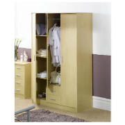 Compton Triple Wardrobe Maple