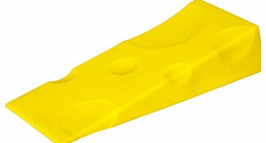 Fancy - Novelty Swiss Cheese Shape Door Wedge / Door Stop for Home Office Joke & Gift