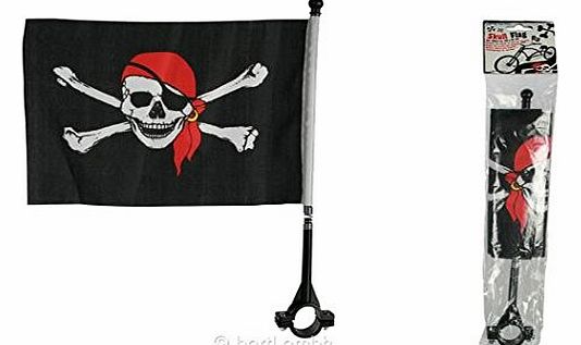 Kids Childrens Bike (Bicycle) Pirate Flag Skull amp; Bones with Bandana Design