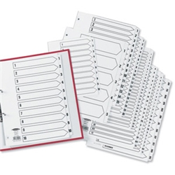 1-200 Classic Indexes 4 Holes A4 Ref CS58