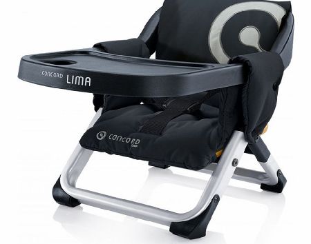 Lima Travel Highchair Phantom Black