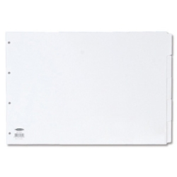 Concord White Subject Dividers 5-Part A3 4 Holes