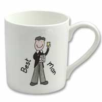 Best man character mug