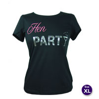 Black Hen Party t-shirt XL