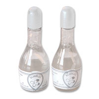 Confetti clear/white confetti bubbles