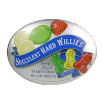 Confetti Fruity willies in tin 90g