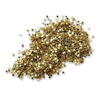 Confetti gold hexagon glitter confetti