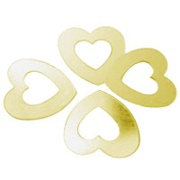 Confetti gold hollow heart metallic confetti