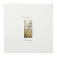 Gold Romance order of service (x10)