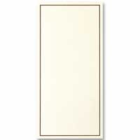 Confetti Ivory chocolate border DL insert pk 10