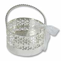 Confetti Metal favour basket