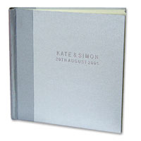 Confetti personalised silver album