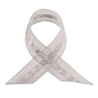 silver heart ribbon