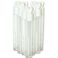 Confetti Straight tube bubbles pk of 24